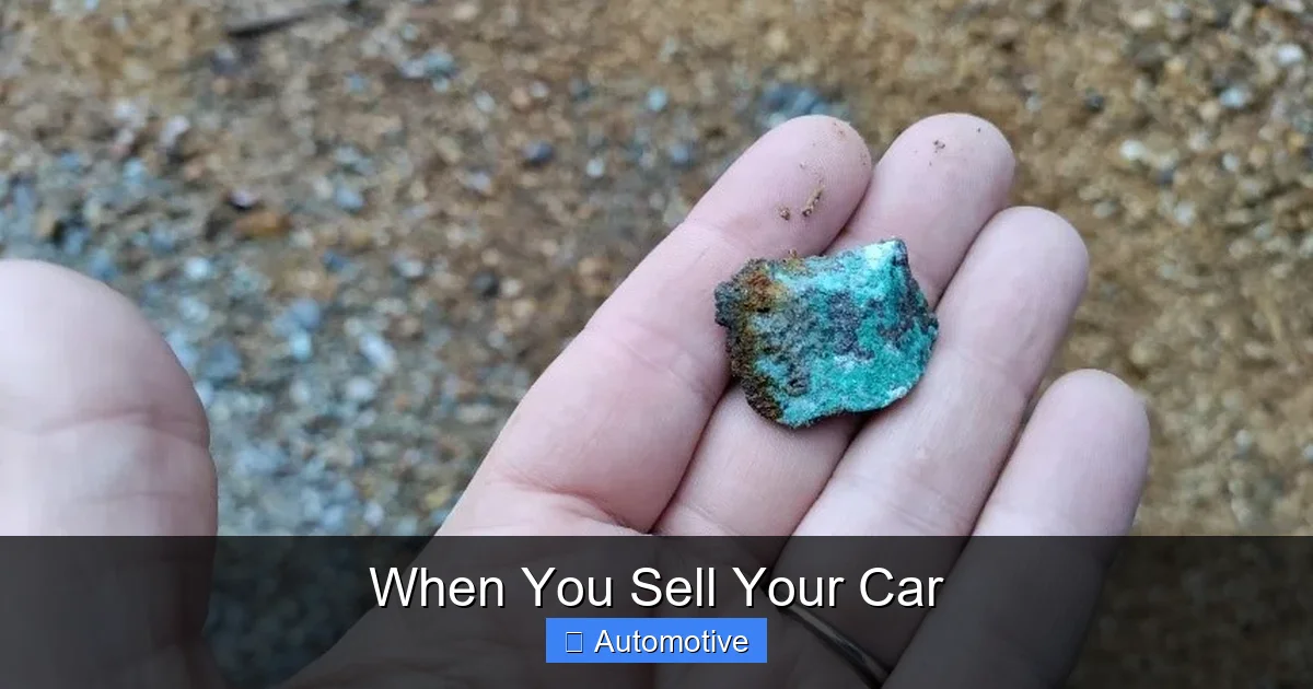 When You Sell Your Car