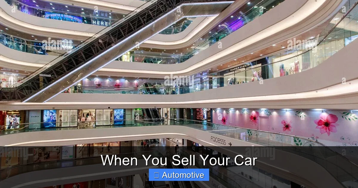 When You Sell Your Car