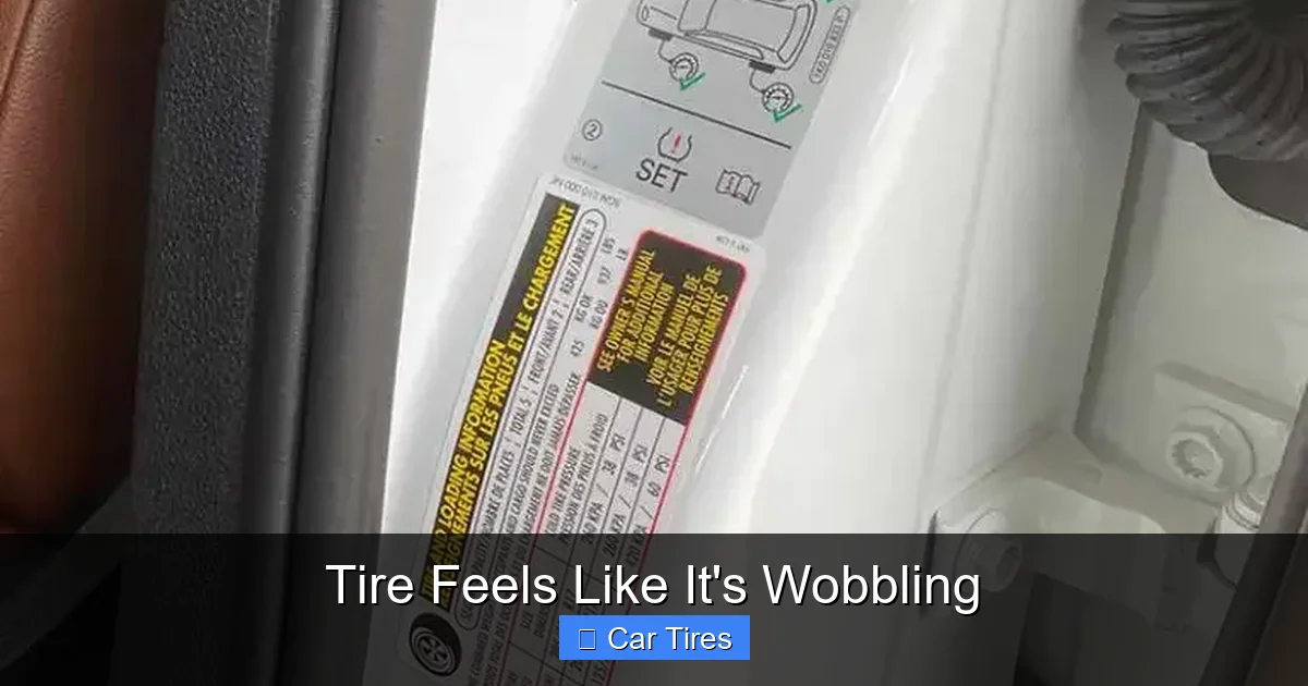 Tire Feels Like It's Wobbling