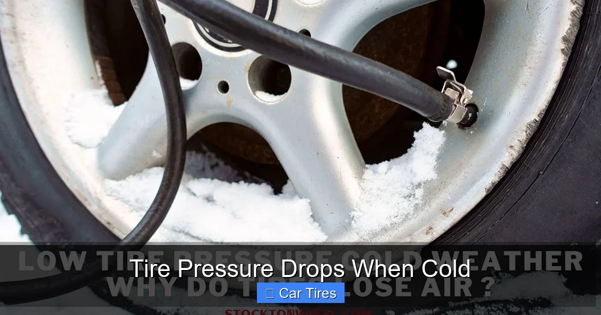 Tire Pressure Drops When Cold