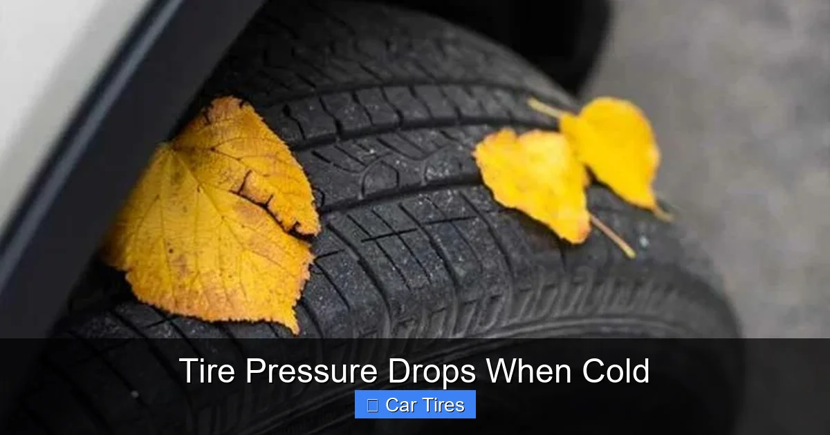 Tire Pressure Drops When Cold