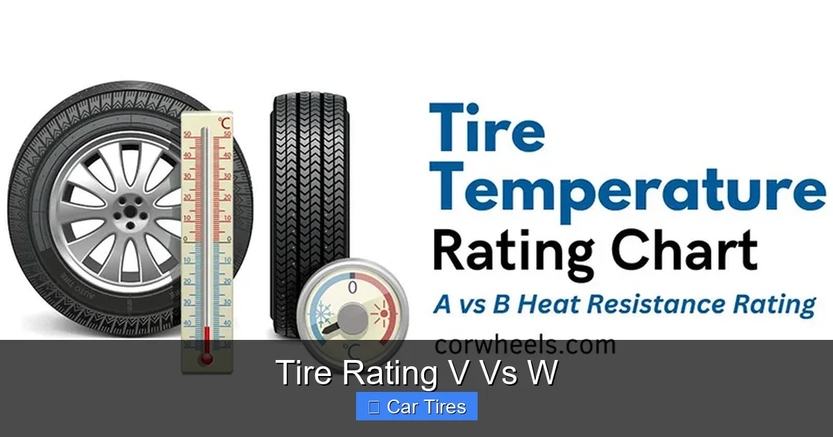 Tire Rating V Vs W