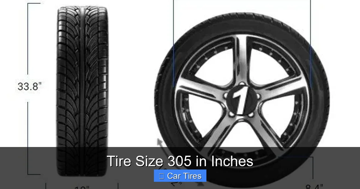 Tire Size 305 in Inches