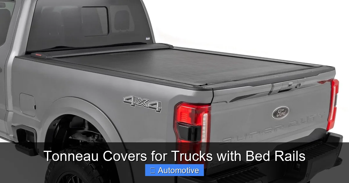 Tonneau Covers for Trucks with Bed Rails