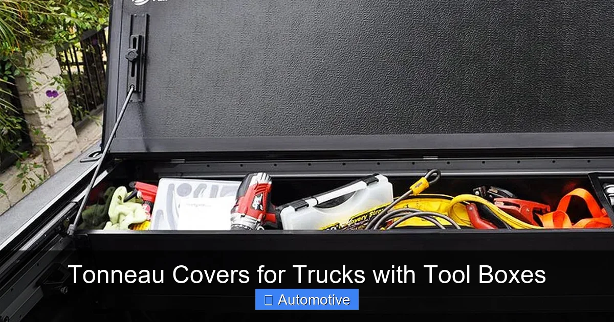 Tonneau Covers for Trucks with Tool Boxes