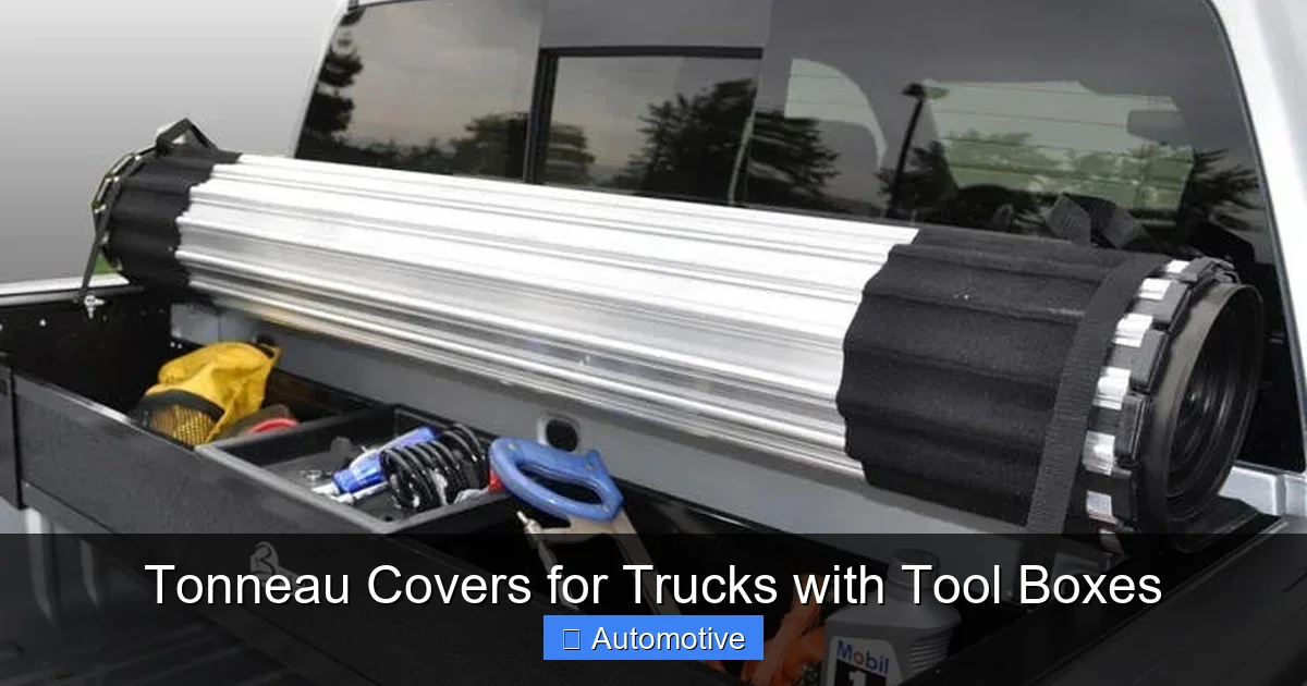 Tonneau Covers for Trucks with Tool Boxes