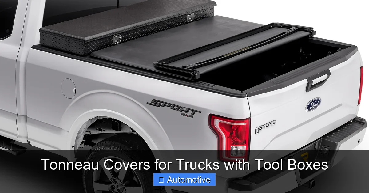 Tonneau Covers for Trucks with Tool Boxes