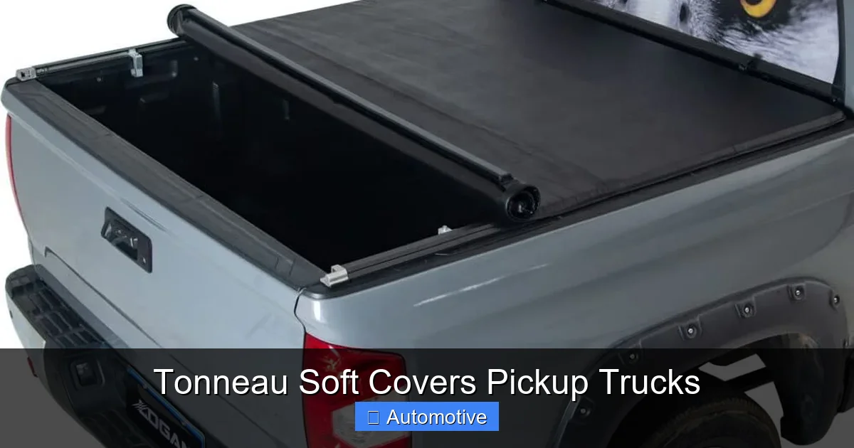 Tonneau Soft Covers Pickup Trucks