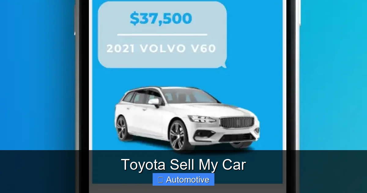 Toyota Sell My Car