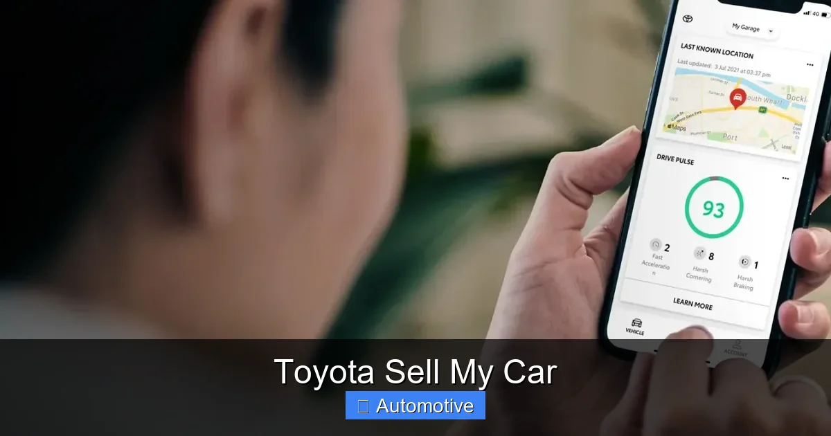 Toyota Sell My Car