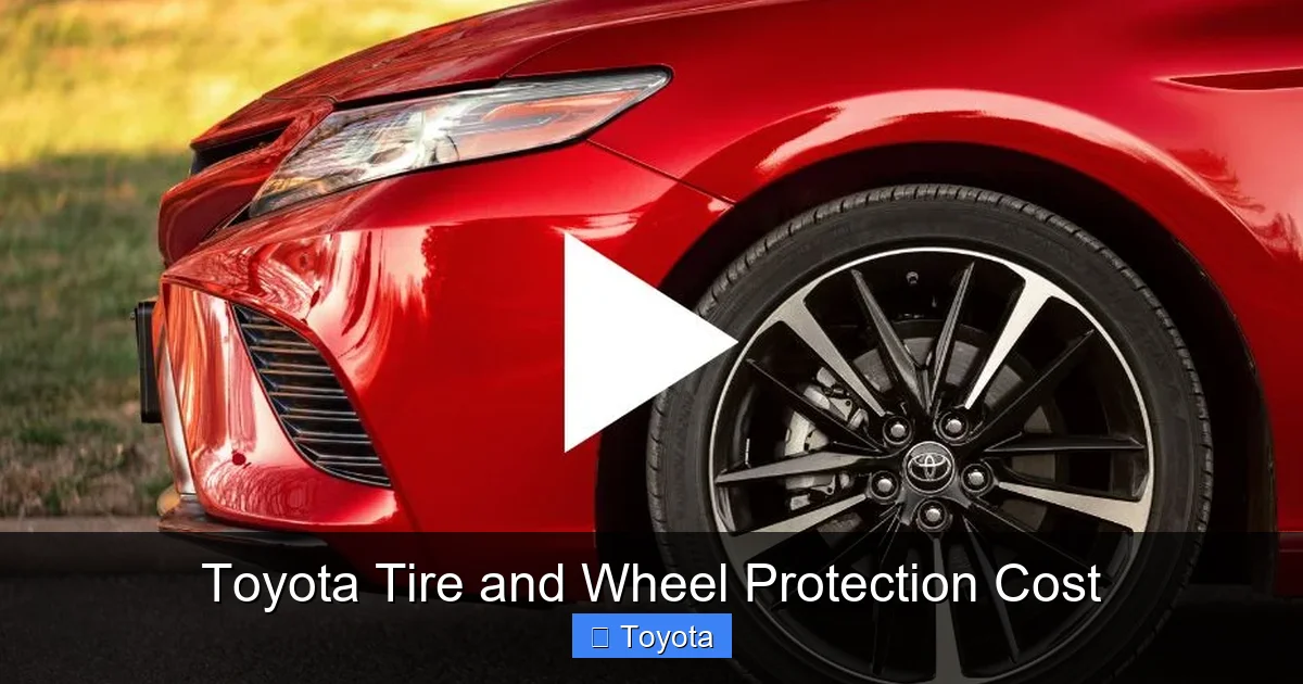Toyota Tire and Wheel Protection Cost