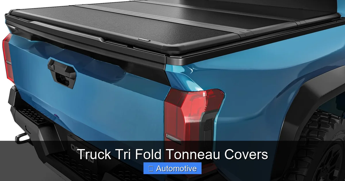Truck Tri Fold Tonneau Covers