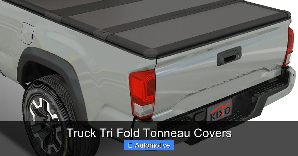 Truck Tri Fold Tonneau Covers
