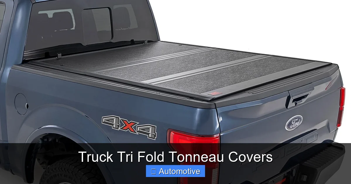 Truck Tri Fold Tonneau Covers