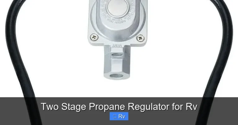 Two Stage Propane Regulator for Rv