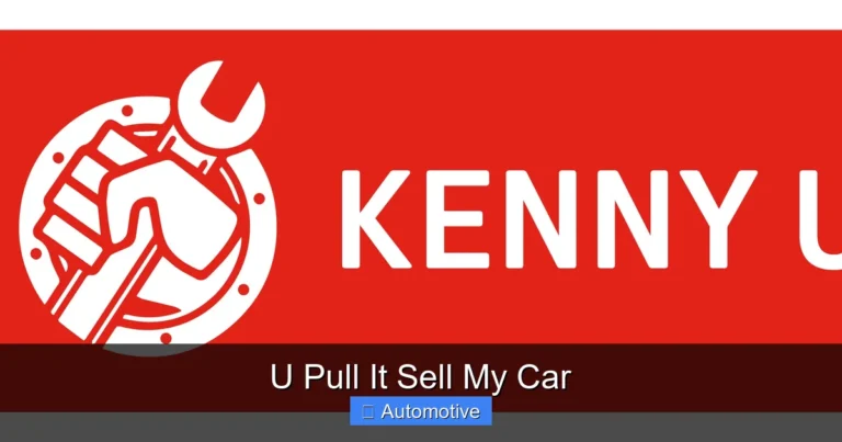 U Pull It Sell My Car