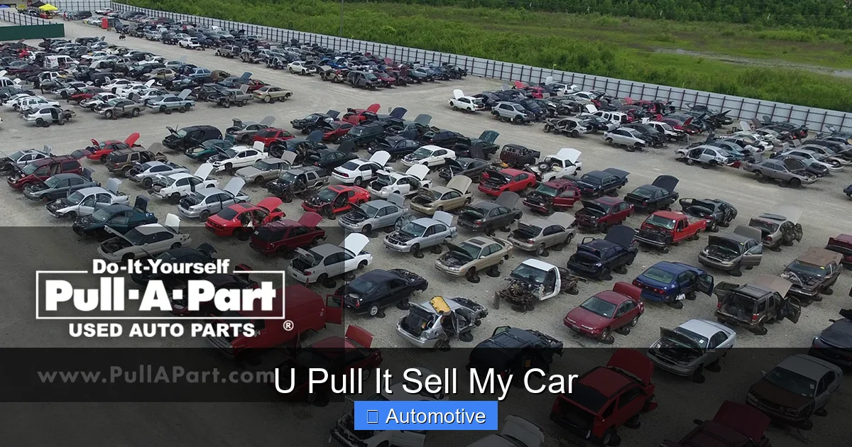 U Pull It Sell My Car