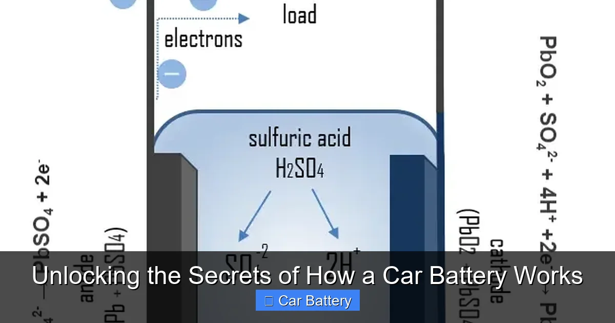 Unlocking the Secrets of How a Car Battery Works