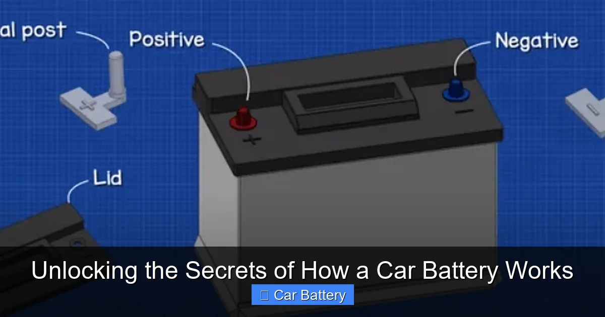 Unlocking the Secrets of How a Car Battery Works