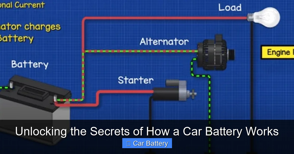 Unlocking the Secrets of How a Car Battery Works