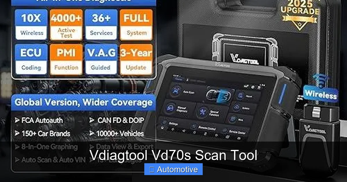 Vdiagtool Vd70s Scan Tool