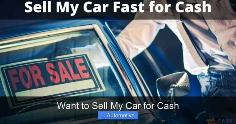 Want to Sell My Car for Cash