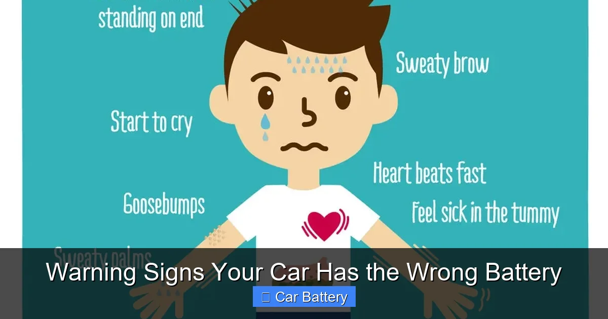 Warning Signs Your Car Has the Wrong Battery