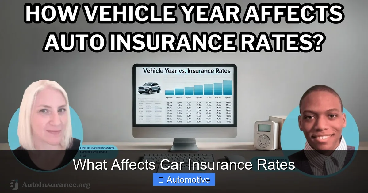 What Affects Car Insurance Rates