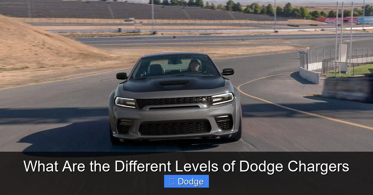 What Are the Different Levels of Dodge Chargers