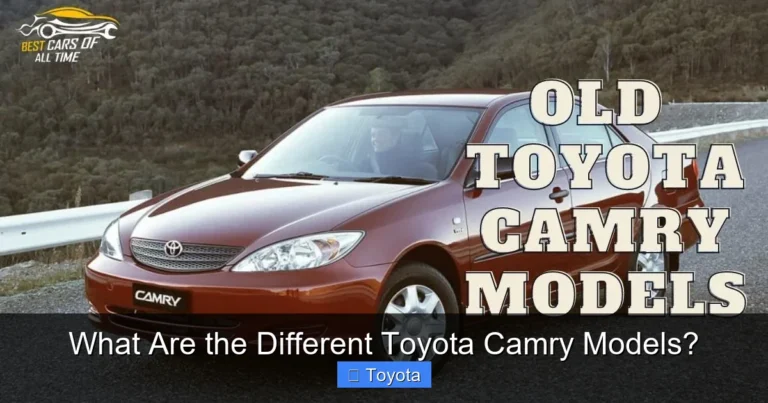 What Are the Different Toyota Camry Models?