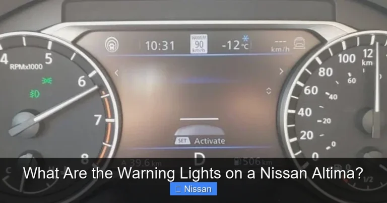 What Are the Warning Lights on a Nissan Altima?