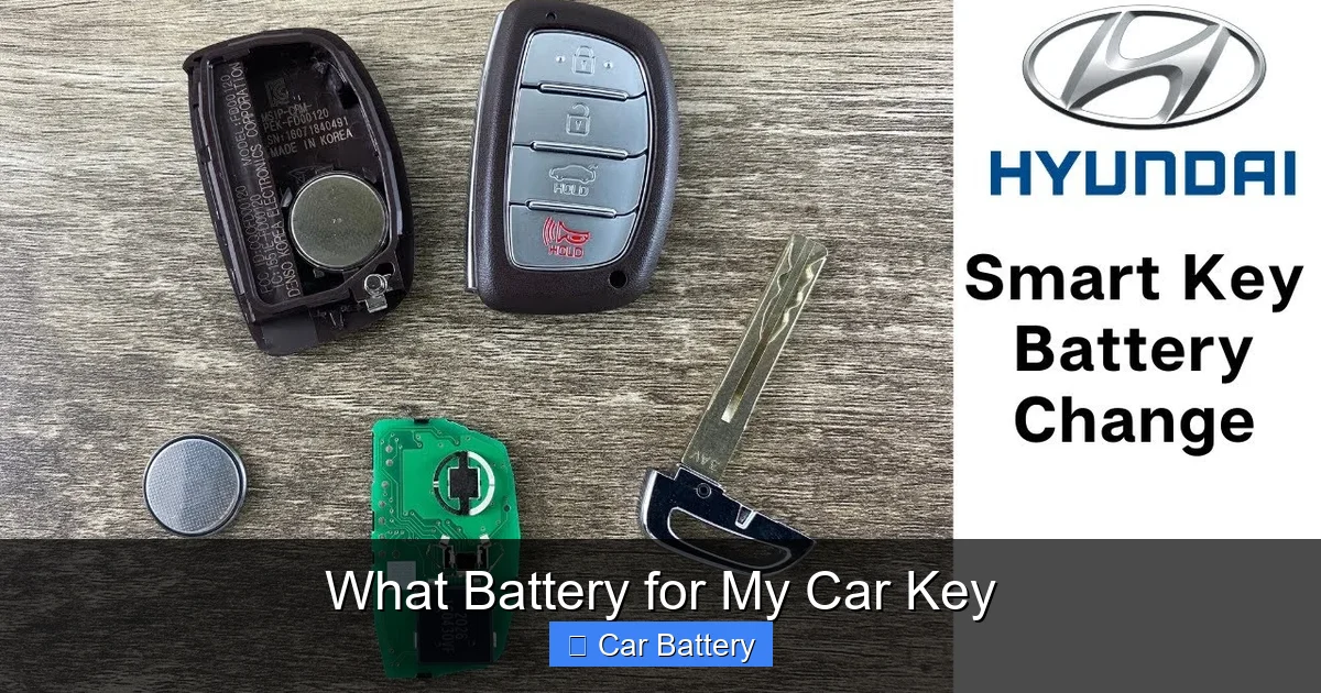 What Battery for My Car Key