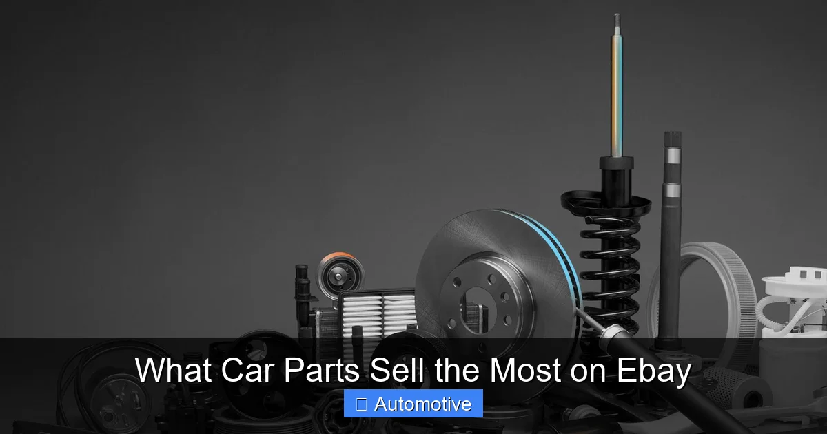 What Car Parts Sell the Most on Ebay