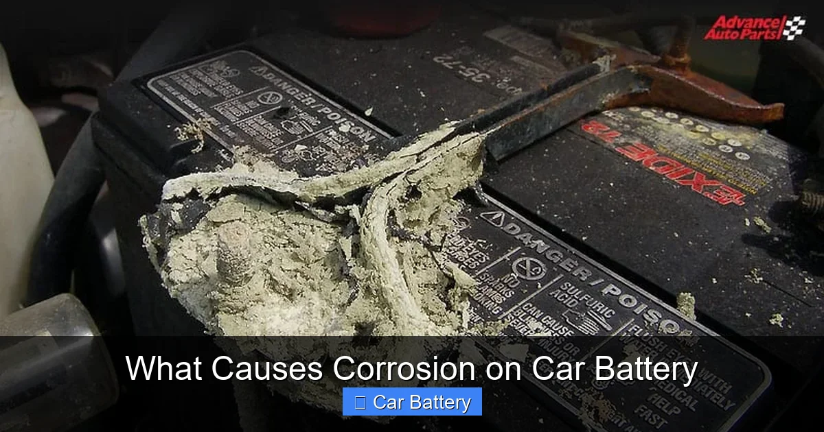 What Causes Corrosion on Car Battery