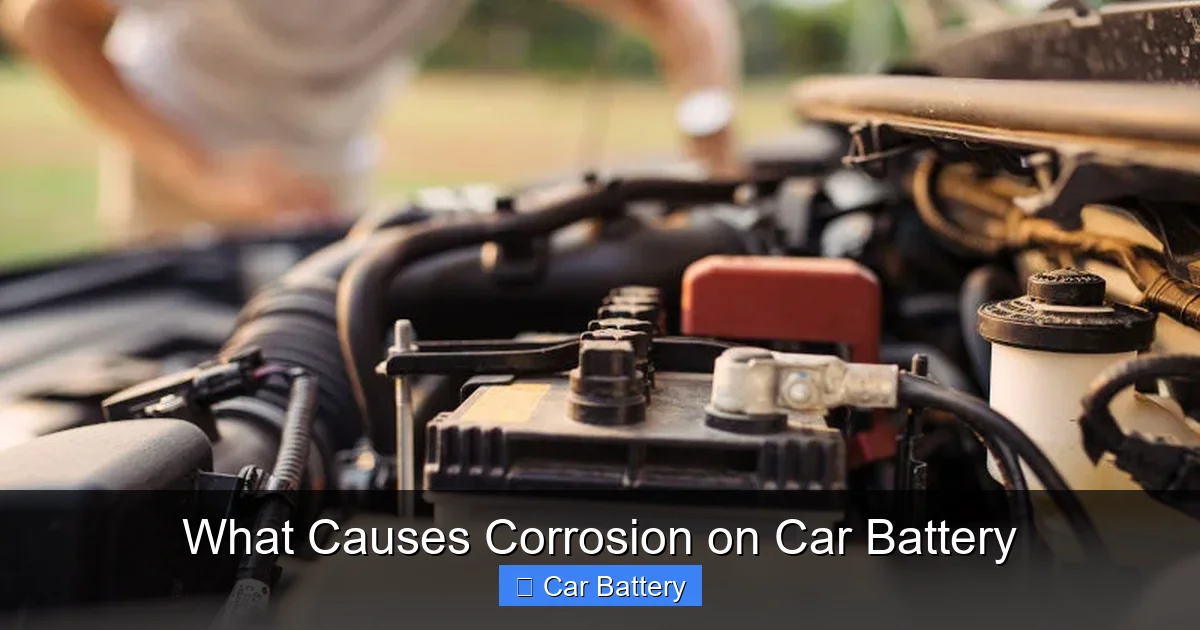 What Causes Corrosion on Car Battery