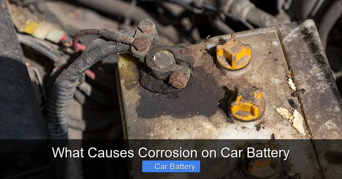 What Causes Corrosion on Car Battery