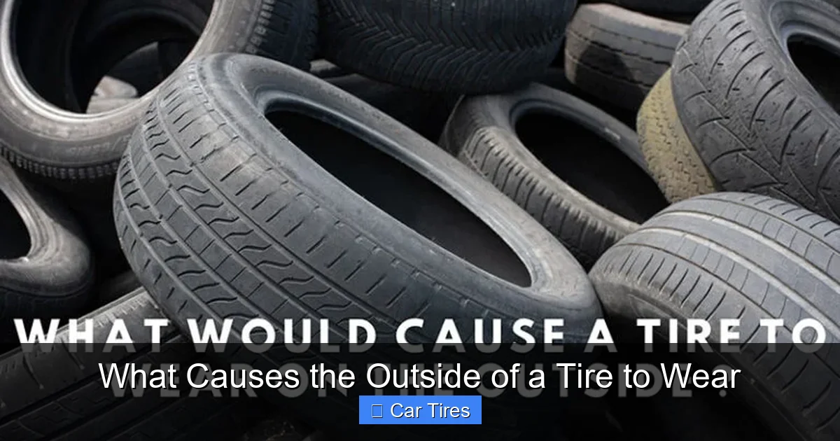 What Causes the Outside of a Tire to Wear