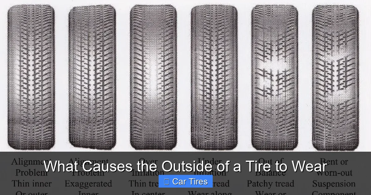What Causes the Outside of a Tire to Wear
