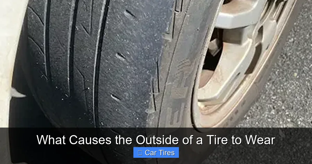 What Causes the Outside of a Tire to Wear