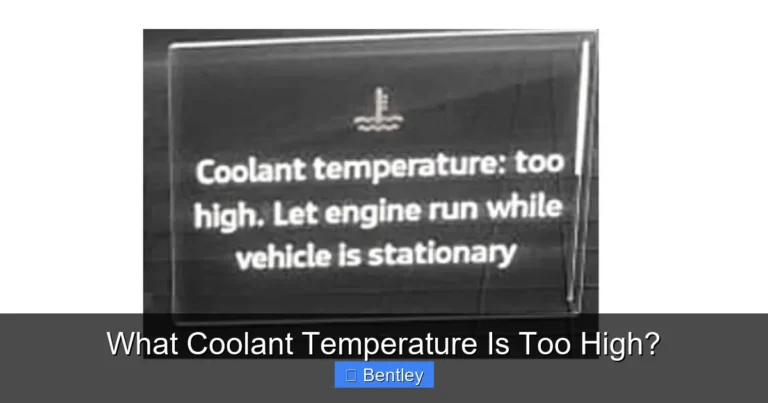 What Coolant Temperature Is Too High?