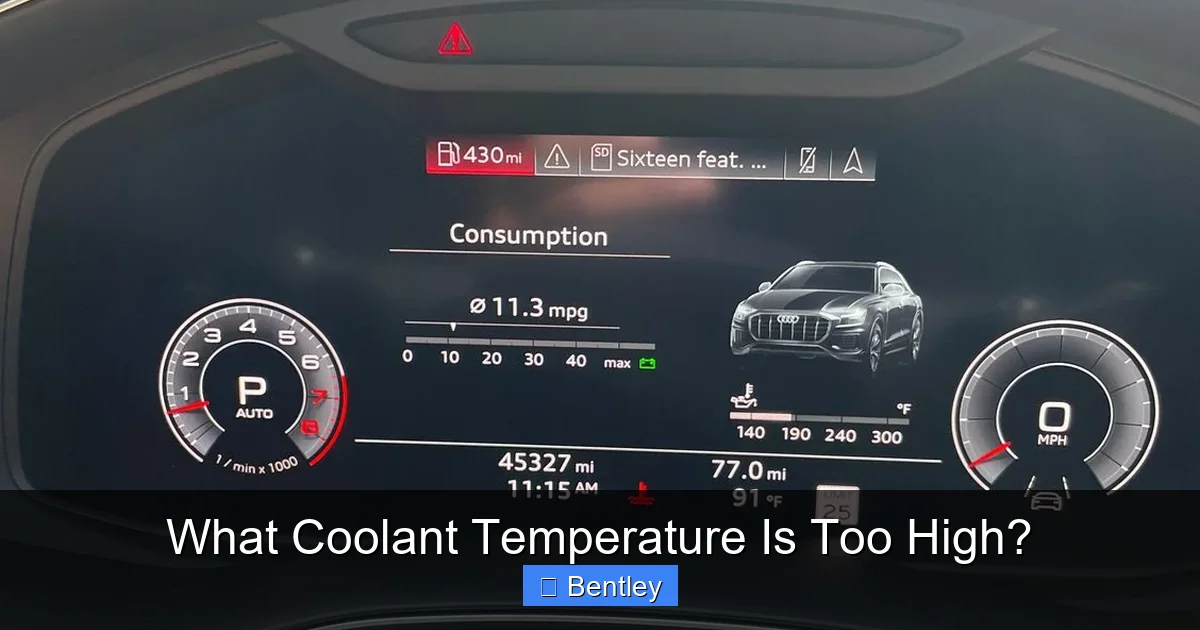What Coolant Temperature Is Too High?