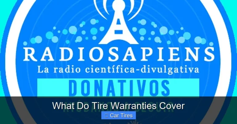What Do Tire Warranties Cover