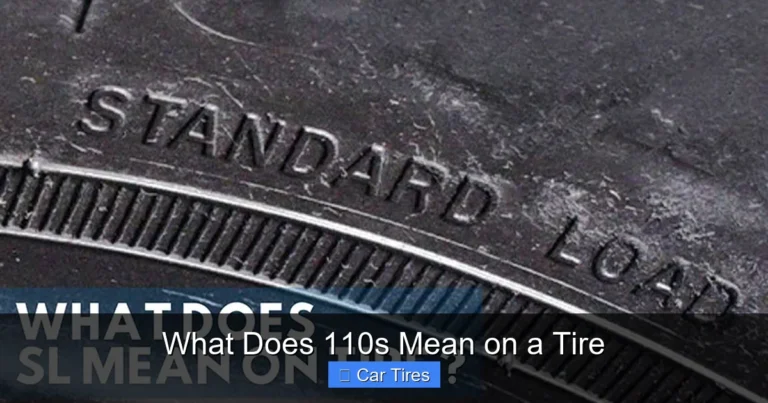 What Does 110s Mean on a Tire