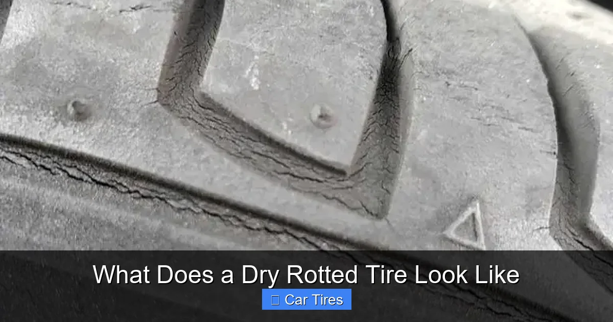 What Does a Dry Rotted Tire Look Like