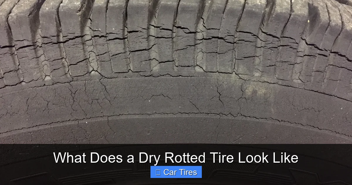 What Does a Dry Rotted Tire Look Like
