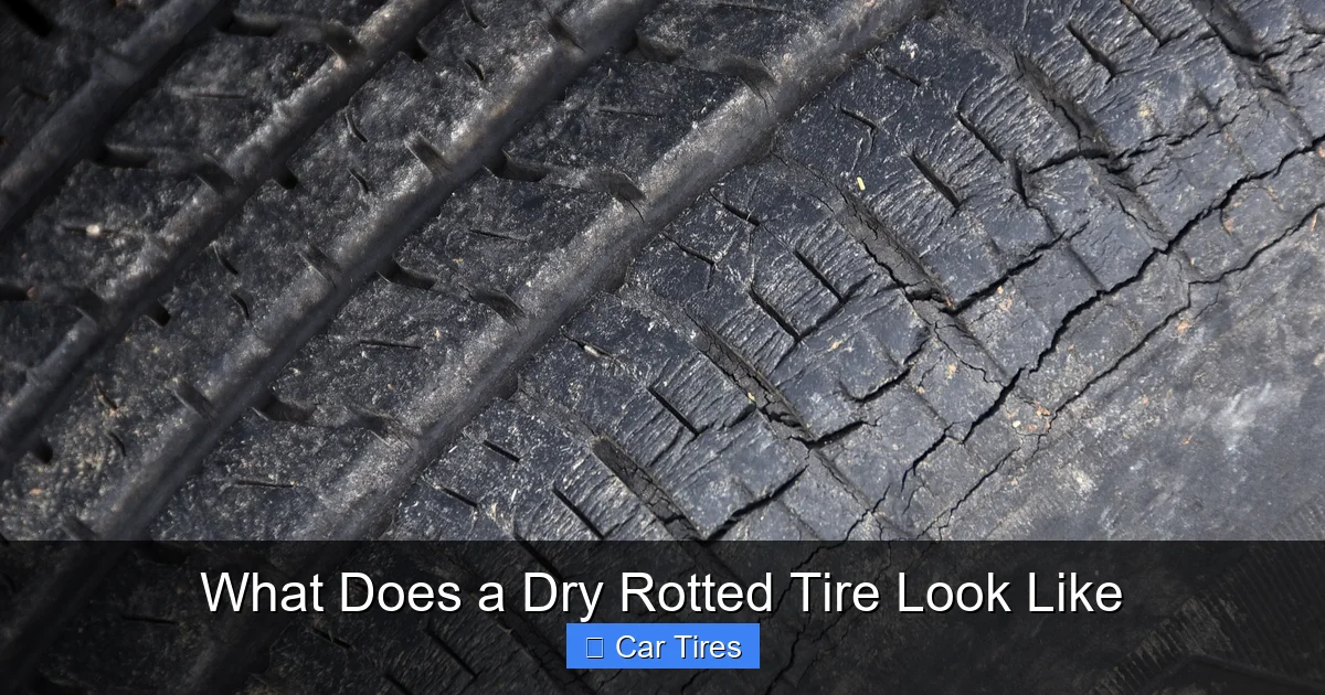 What Does a Dry Rotted Tire Look Like
