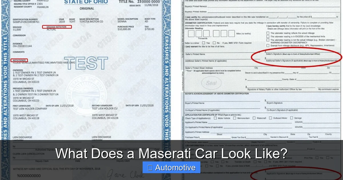 What Does a Maserati Car Look Like?