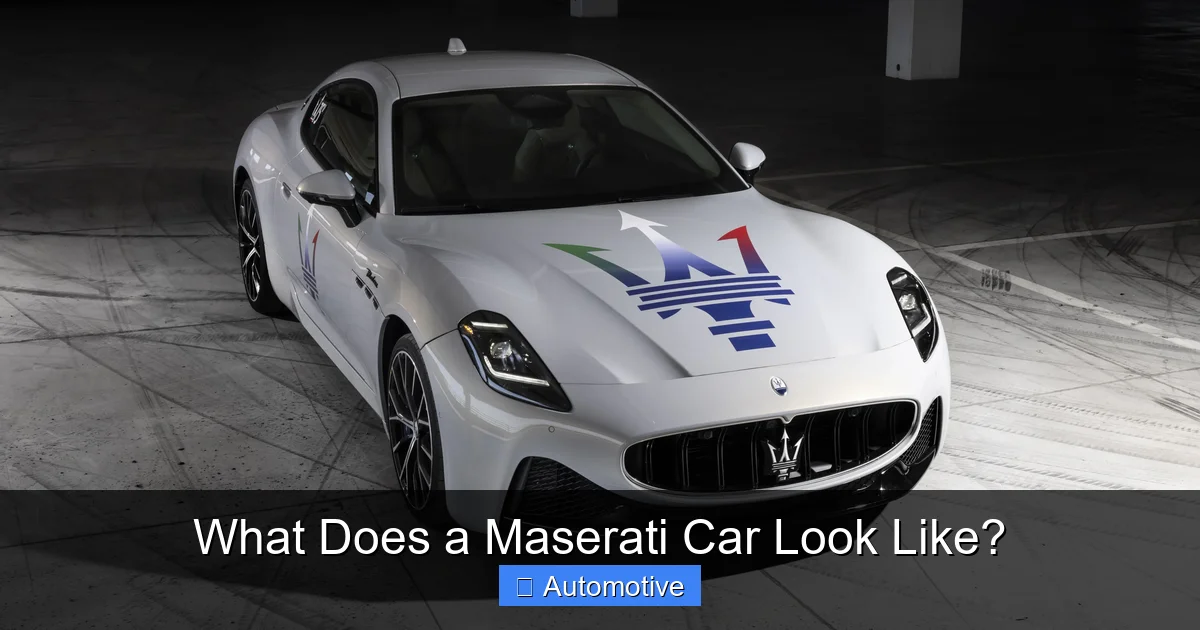 What Does a Maserati Car Look Like?