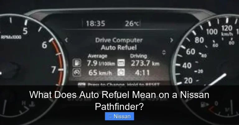 What Does Auto Refuel Mean on a Nissan Pathfinder?