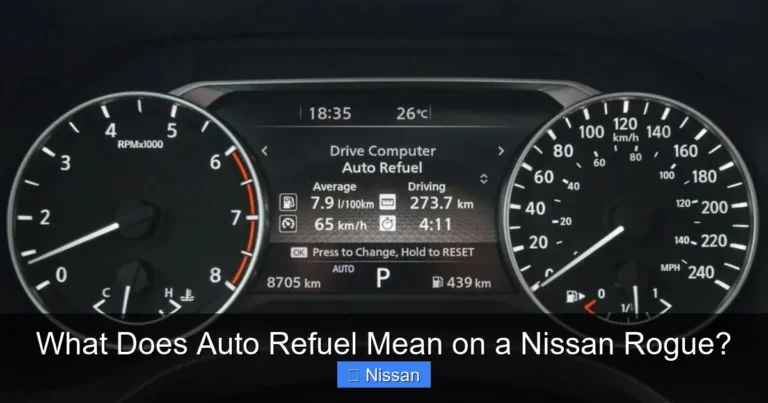 What Does Auto Refuel Mean on a Nissan Rogue?